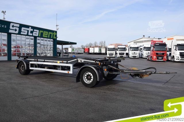 Cserélhető alvázas pótkocsi  Riedler Kipp  WAB  Anhänger SAF Achsen