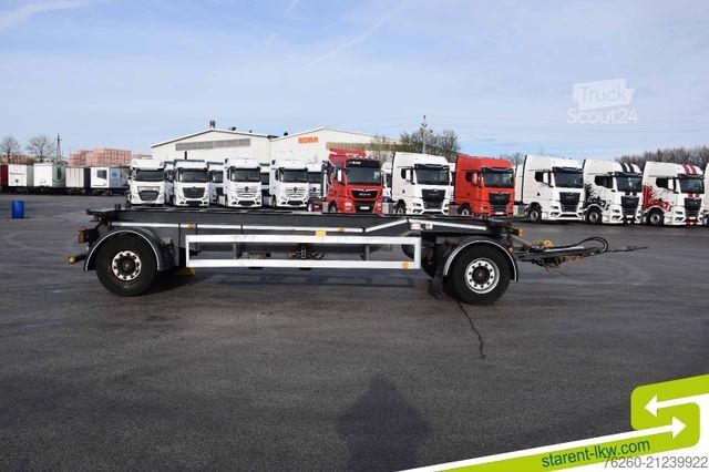 Cserélhető alvázas pótkocsi  Riedler Kipp  WAB  Anhänger SAF Achsen