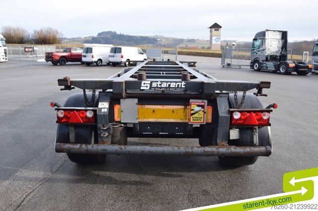 Cserélhető alvázas pótkocsi  Riedler Kipp  WAB  Anhänger SAF Achsen