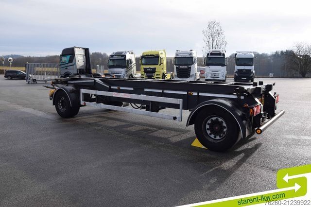 Cserélhető alvázas pótkocsi  Riedler Kipp  WAB  Anhänger SAF Achsen