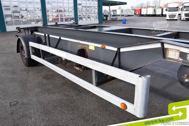 Cserélhető alvázas pótkocsi  Riedler Kipp  WAB  Anhänger SAF Achsen