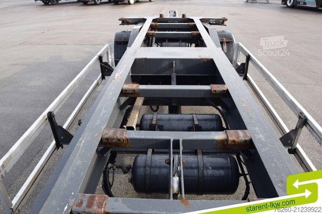 Cserélhető alvázas pótkocsi  Riedler Kipp  WAB  Anhänger SAF Achsen