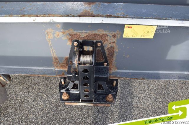 Cserélhető alvázas pótkocsi  Riedler Kipp  WAB  Anhänger SAF Achsen