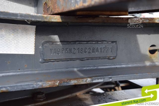 Cserélhető alvázas pótkocsi  Riedler Kipp  WAB  Anhänger SAF Achsen