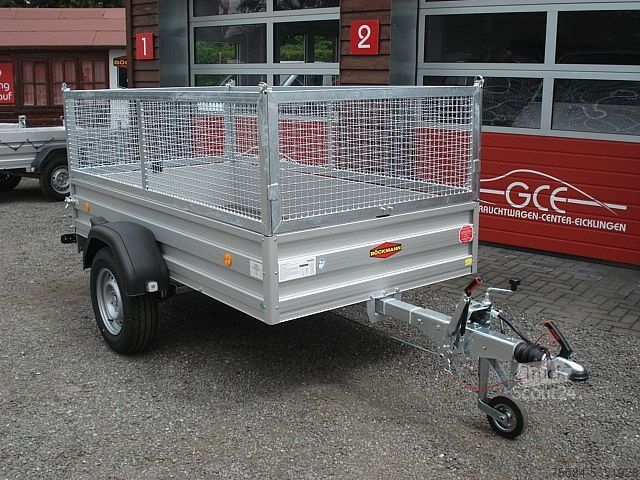 Remorcă auto Böckmann TL-AL 2513/135 Kastenanhänger mit Gitter