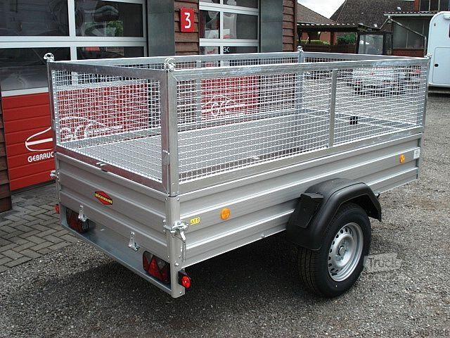 Remorcă auto Böckmann TL-AL 2513/135 Kastenanhänger mit Gitter