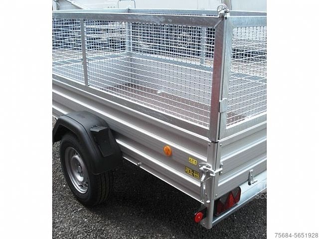 Remorcă auto Böckmann TL-AL 2513/135 Kastenanhänger mit Gitter