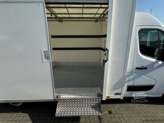 Dobozos furgon RENAULT Master Tiefrahmen Koffer *Kamera*Klima*