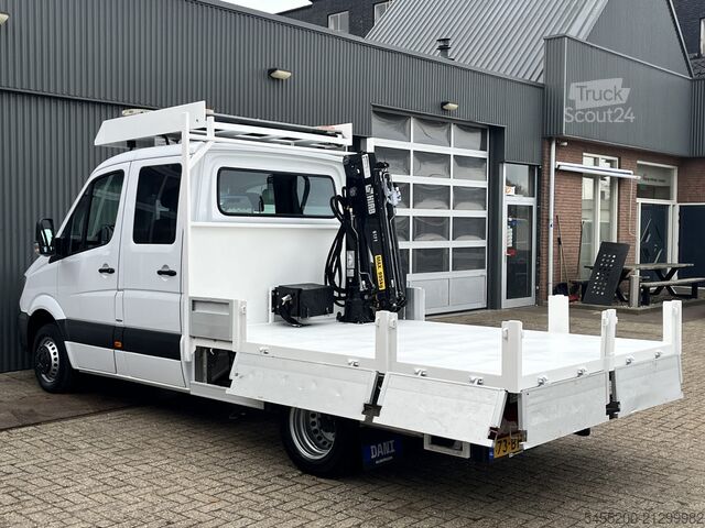 Platformwagen met kraan Mercedes-Benz Sprinter 513 CDI 366 Hiab Laadkraan 018T Trekha...