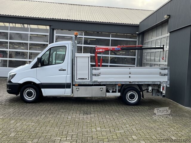 Вантажівка-платформа з краном Mercedes-Benz Sprinter 314 2.2 CDI 366 Automaat Maxilift 110...