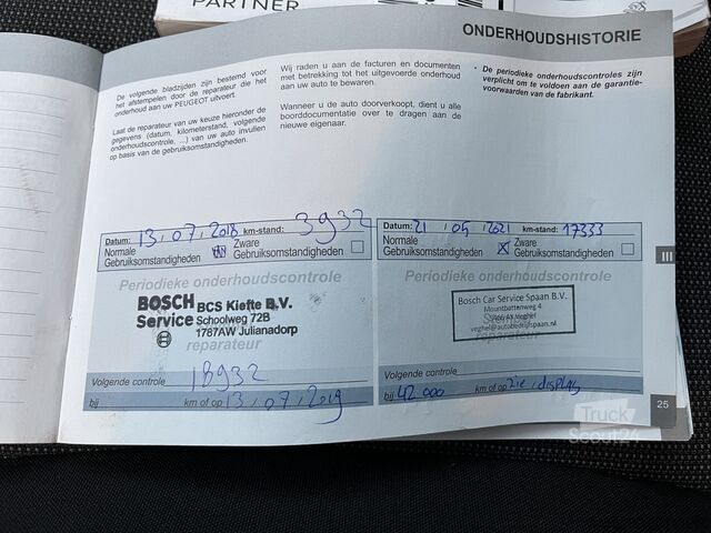 Magastetős kombi Peugeot Partner 120 1.6 HDi 75 Marge Airco Btw / Bpm vi...