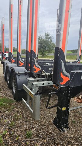 Kereste taşıma yarı römorkları DOLL LOGO 14 XL