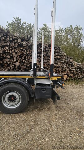 Kereste taşıma yarı römorkları DOLL LOGO 14 XL