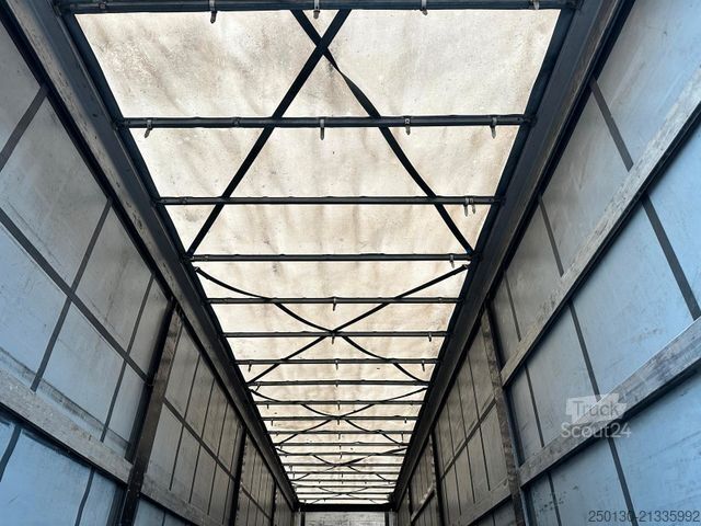 Auflieger mit Pritsche & Plane KÖGEL /SNCC24 Plane & Spiegel  MEGA/ EDSCHA SAF