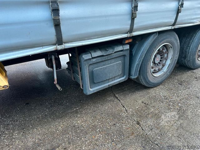 Auflieger mit Pritsche & Plane KÖGEL /SNCC24 Plane & Spiegel  MEGA/ EDSCHA SAF