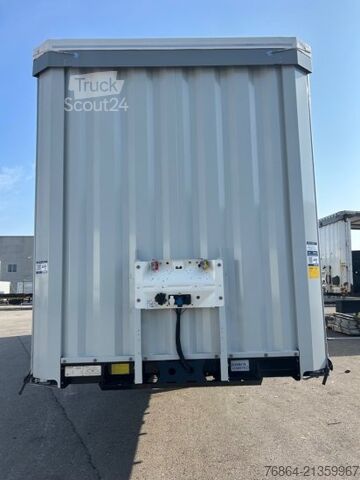 Avoin puoliperävaunu pressulla KRONE MEGA SD, EDSCHA-VERDECK, HUBDACH