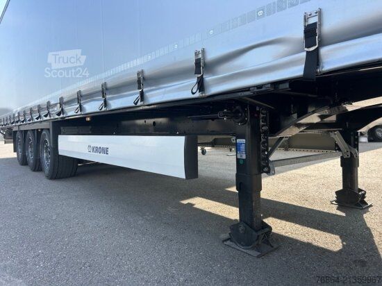 Avoin puoliperävaunu pressulla KRONE MEGA SD, EDSCHA-VERDECK, HUBDACH