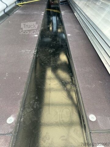 Avoin puoliperävaunu pressulla KRONE MEGA SD, EDSCHA-VERDECK, HUBDACH