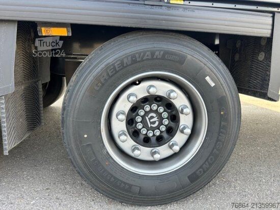 Avoin puoliperävaunu pressulla KRONE MEGA SD, EDSCHA-VERDECK, HUBDACH