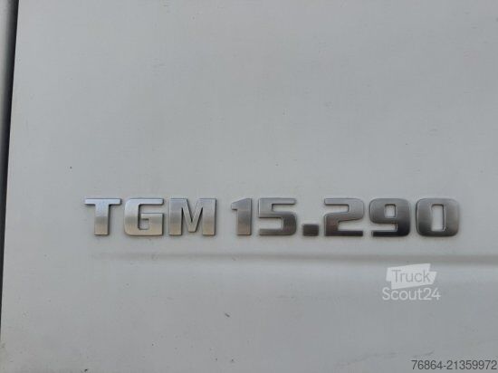 Samochód ciężarowy z plandeką typu platforma MAN TGM 15.290 PRITSCHE PLANE