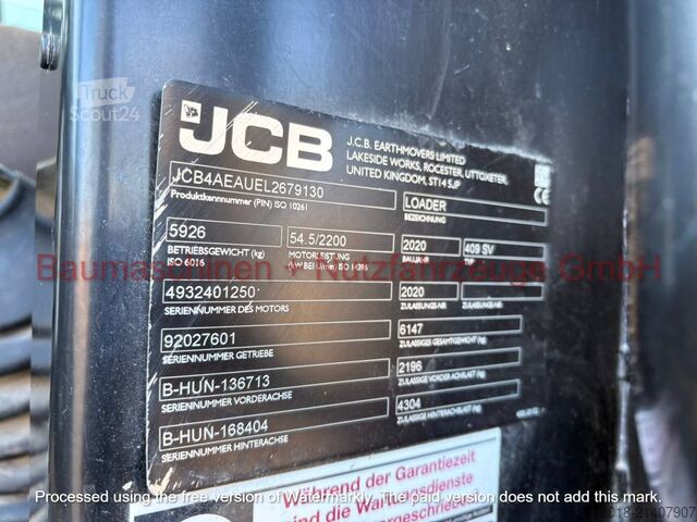 Radlader JCB 409 gebraucht Lader Baumaschine