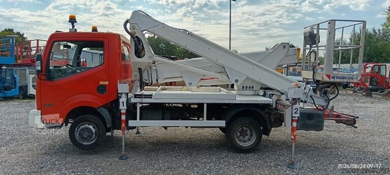 Vrachtwagen met bakwagen Nissan Cabstar Multitel MX210 - 21m - 200kg