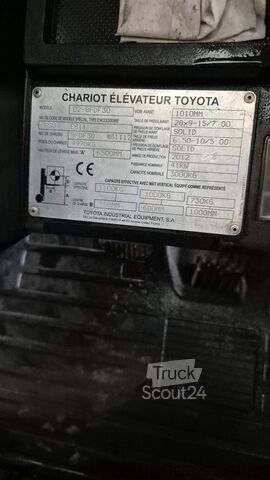 Carretilla elevadora Toyota tonero
