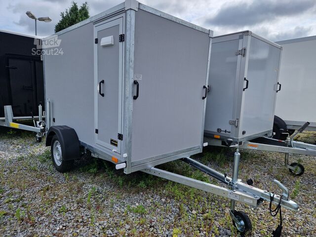Przyczepa skrzyniowa trailershop Kofferanhänger grau gut günstig