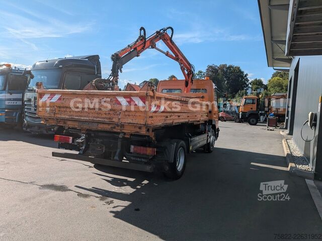 شاحنة قلابة MERCEDES-BENZ Atego 1218 / Kipper+Kran / load 5,2ton / E3