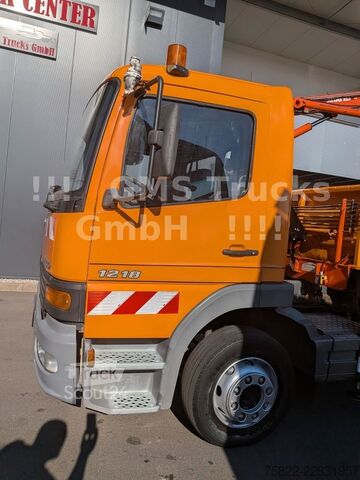 شاحنة قلابة MERCEDES-BENZ Atego 1218 / Kipper+Kran / load 5,2ton / E3