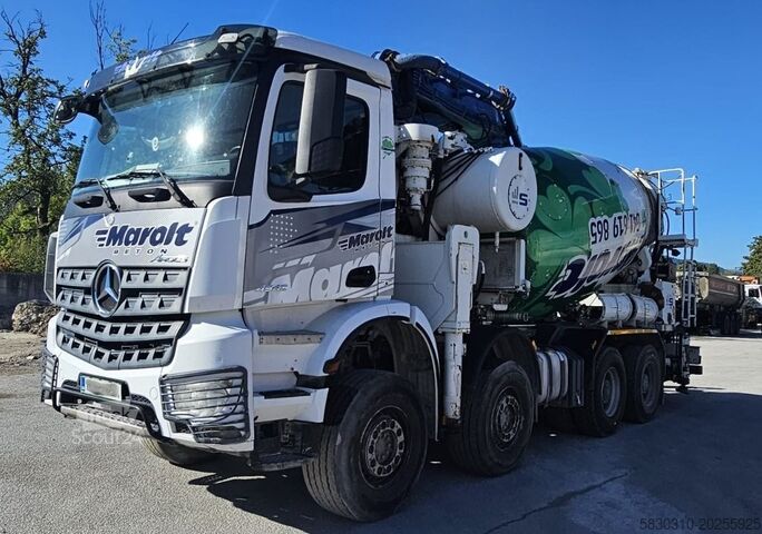 Betonszivattyús teherautó Mercedes-Benz Arocs, Sermac 33