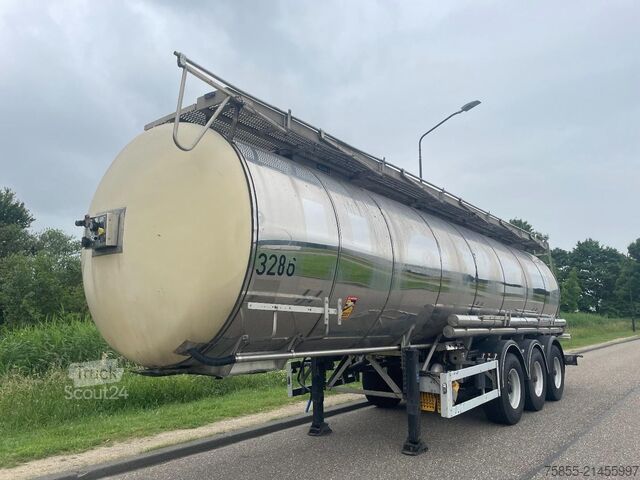 Rezervoar Feldbinder TSA 31.3-3 Chemie ADR FL-AT / 31.000 L / 3 Kamm...