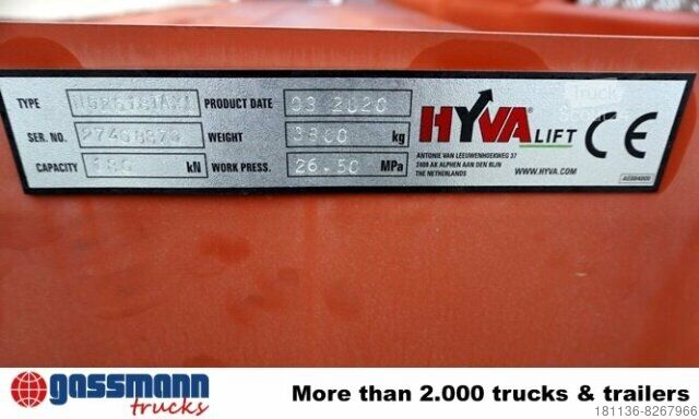 Specializētais kravas auto  NG2018TAXL Tele-Absetzanlage