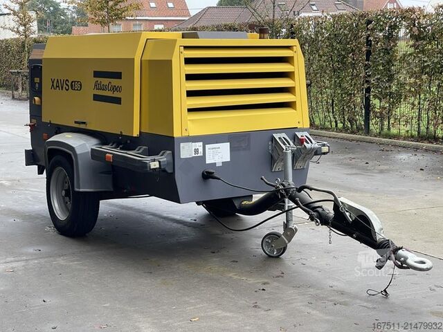 Compresseur frigorifique Atlas Copco XAVS 186 ST IV JD - N