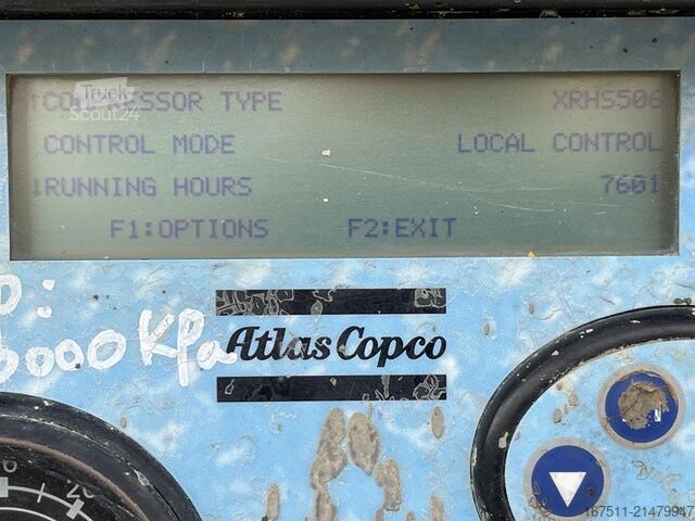 Compresseur frigorifique Atlas Copco XRHS 506 CD