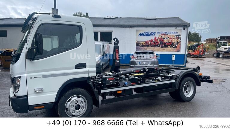Самосвал-фургон FUSO Canter 7 C 18 Abrollkipper HIAB 5 t. Klasse