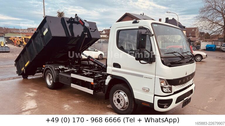 Самосвал-фургон MITSUBISHI Canter 7 C 18 Abrollkipper HIAB 5 t. Klasse