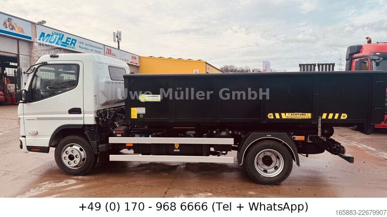 Самосвал-фургон MITSUBISHI Canter 7 C 18 Abrollkipper HIAB 5 t. Klasse