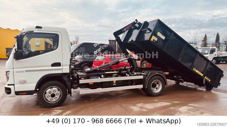Самосвал-фургон MITSUBISHI Canter 7 C 18 Abrollkipper HIAB 5 t. Klasse