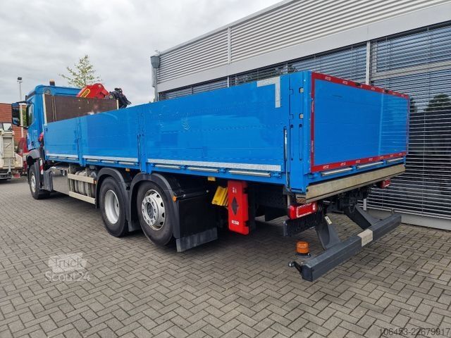 Бортовой грузовик MERCEDES-BENZ Arocs  2542 6x2 Pritsche/Kran-19001 SLD-4/Funk/