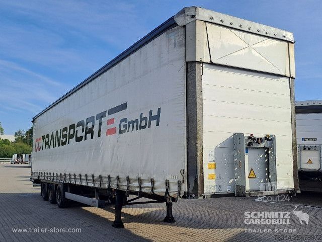 Odprta polprikolica s ponjavo Schmitz Cargobull Curtainsider Mega Getränke