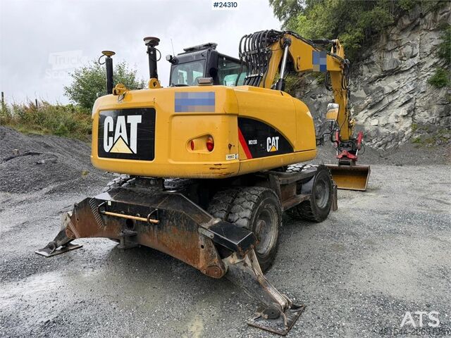 Mobiele graafmachine Caterpillar M313 D wheeled excavator with Indexator tilt and S
