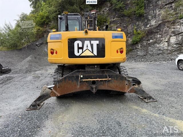 Mobiele graafmachine Caterpillar M313 D wheeled excavator with Indexator tilt and S
