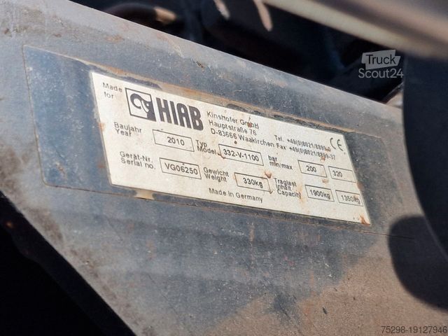 Γερανός τοποθετημένος σε φορτηγό MAN TGX 26.400 6x2-2 BL/ Intarder / HIAB / Lenkachse