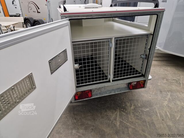 Outros Other Hunde Transport Anhänger TomDog 3 mit Lüfter isoliert 100kmh verfügbar