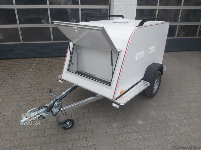 Outros Other Hunde Transport Anhänger TomDog 3 mit Lüfter isoliert 100kmh verfügbar