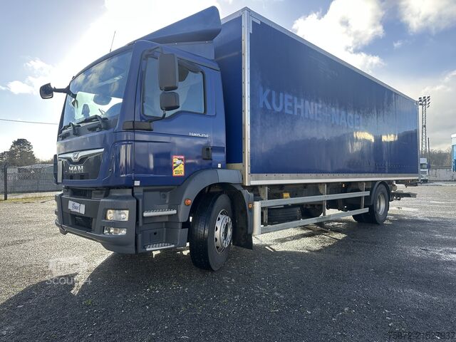 Box truck MAN TGM 16.250 EURO 6 FURGON 16T
