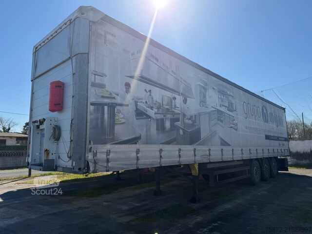 Open semitrailer with tarp Schmitz Cargobull TAULINER CON ELEVACION