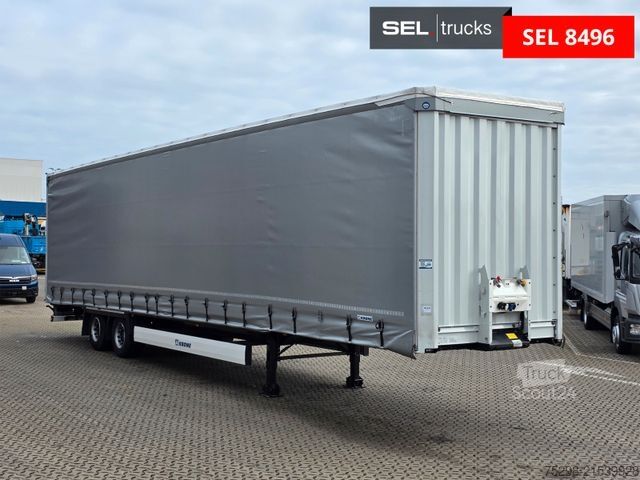 Open semitrailer with tarp KRONE SZ