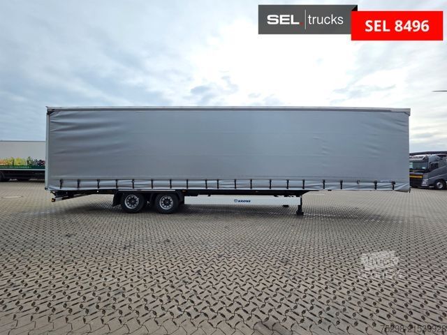 Open semitrailer with tarp KRONE SZ